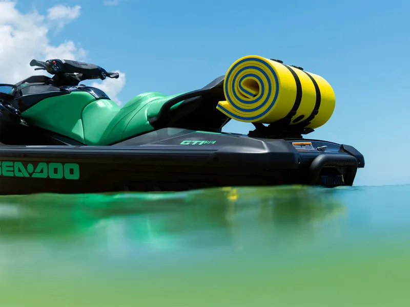 Slide: The Image of 2026 Sea-Doo GTI SE 130 with audio, iDF on water. - 8