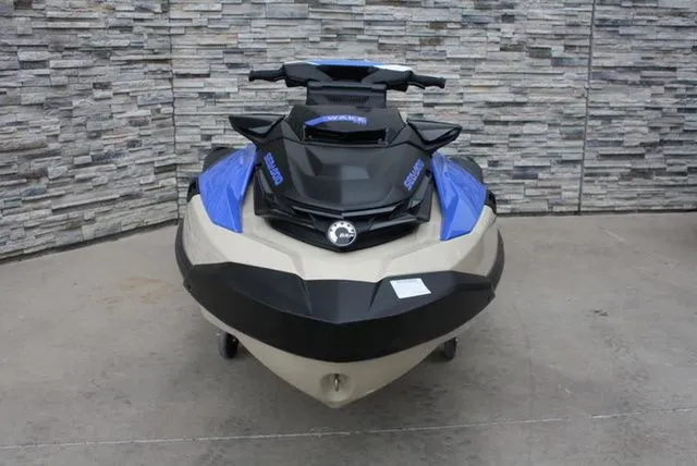 Slide: The Image of 2026 Sea-Doo Wake Pro 230 jet ski in front of stone wall. - 3