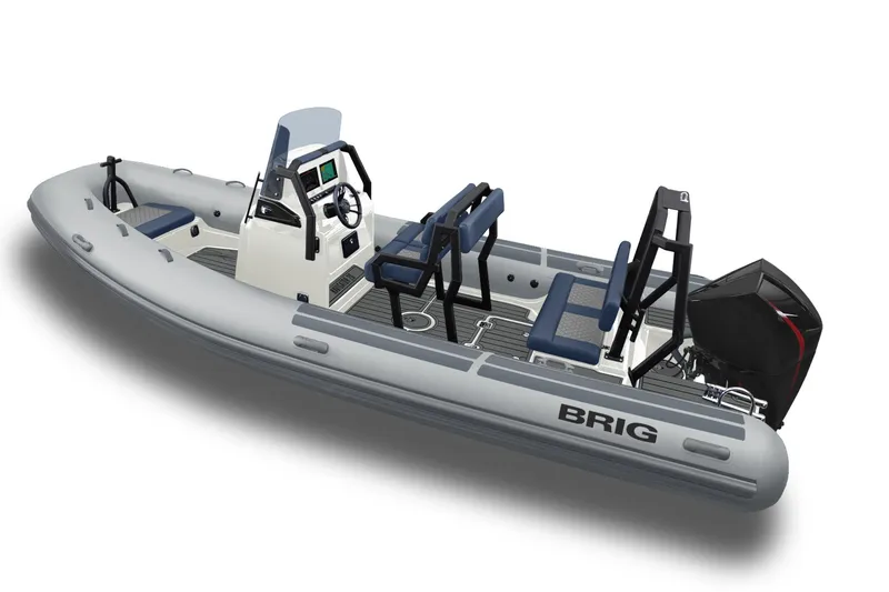 Slide: The Image of 2026 Brig Navigator 20 with modern console and seating. - 4