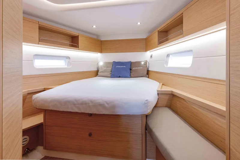 Slide: The Image of Luxurious cabin interior of 2026 Grand Soleil 42 Long Cruise yacht. - 17