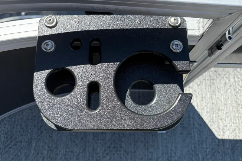 Slide: The Image of Close-up of a 2026 Sun Tracker Bass Buggy 16 XL Select boat component. - 22