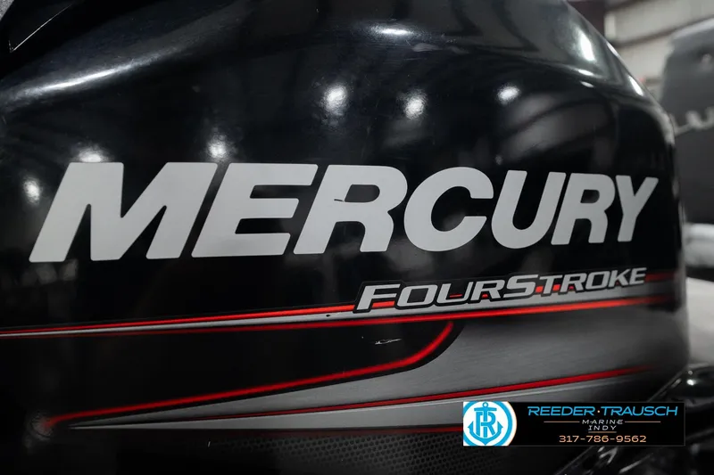 Slide: The Image of Mercury FourStroke engine on a 2013 Lund 1650 Rebel XL Sport boat. - 38