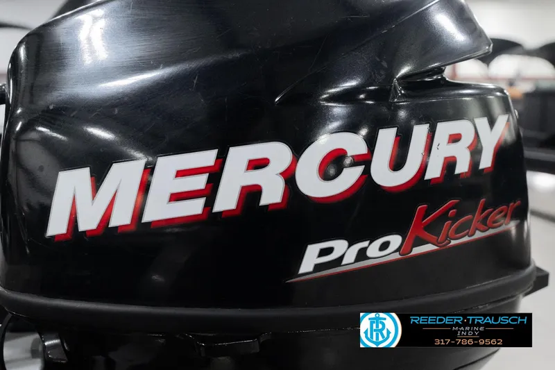 Slide: The Image of Mercury ProKicker engine on a 2013 Lund 1650 Rebel XL Sport boat. - 42