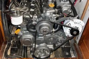 Slide: The Image of Engine of a 1989 Caliber 38, close-up view. - 21