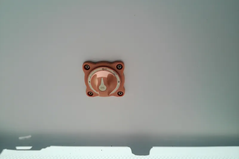 Slide: The Image of Battery switch on a 2009 Key West 2020 Walkaround boat. - 10