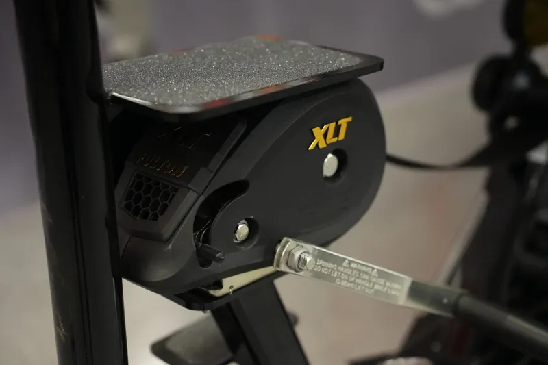 Slide: The Image of Close-up of XLT component on 2026 Bass Cat Puma STS boat. - 45