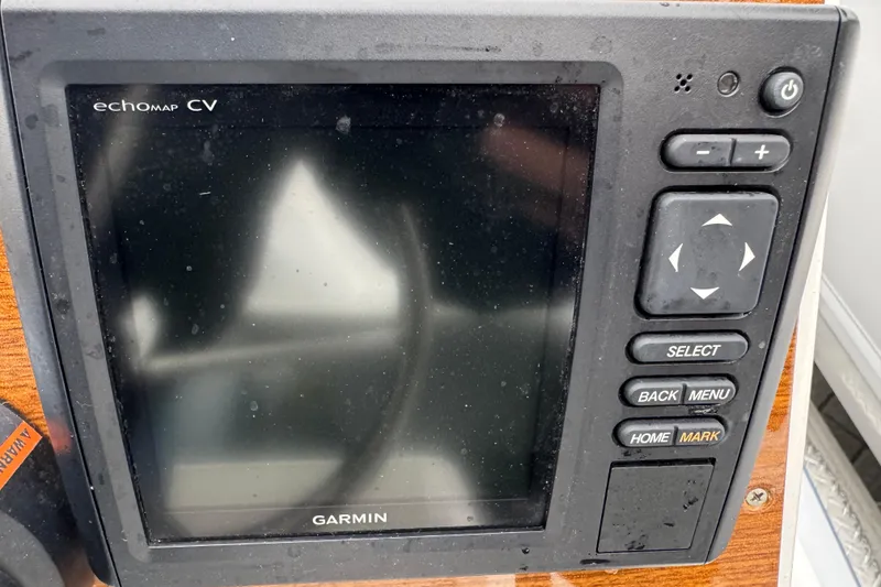 Slide: The Image of Garmin echoMAP CV on 2019 AB Inflatables Nautilus 15 DLX boat dashboard. - 7