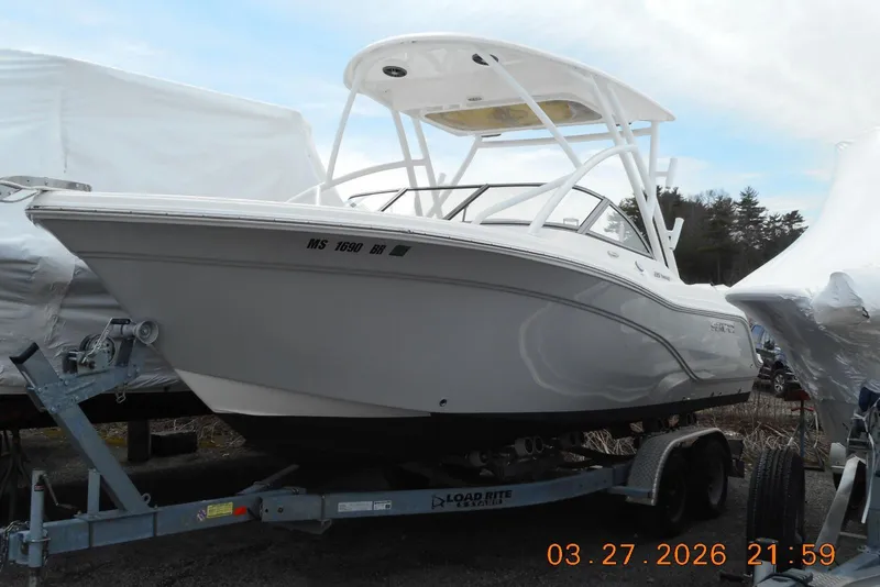 The Image of 2021 Sea Fox 226 Traveler boat on trailer, parked outdoors. - 1