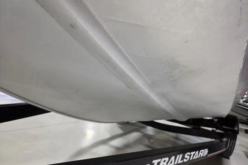 Slide: The Image of 2005 Tracker Pro Team 175 boat hull on a Trailstar trailer. - 14