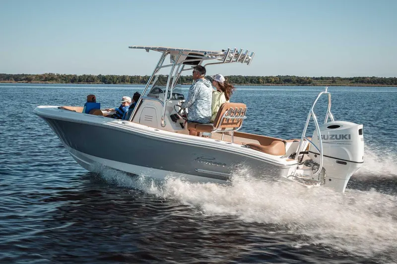 The Image of Manufacturer Provided Image: 2025 Pioneer 202 Islander boat cruising on a lake with passengers enjoying the ride. - 0