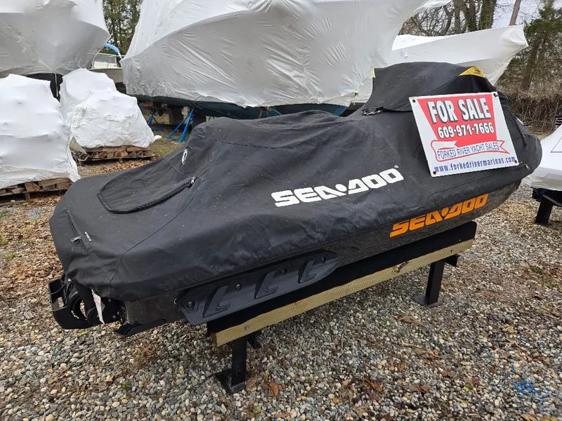 Slide: The Image of 2022 Sea-Doo BRP GTX 300 jet ski, covered, for sale. - 9
