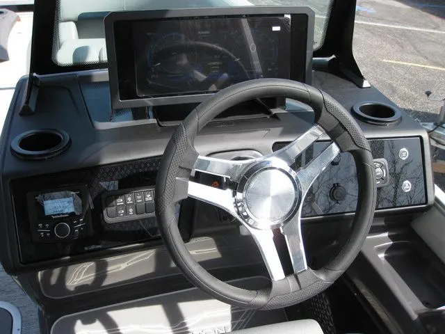 Slide: The Image of Bennington 22MOFBSF Tritoon w/200hp Mercury OB 2026 - 5