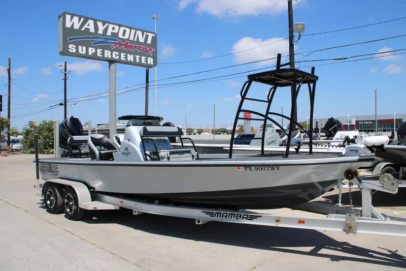 The Image of 2023 Mamba 24VX boat on trailer at Waypoint Marine Supercenter. - 0