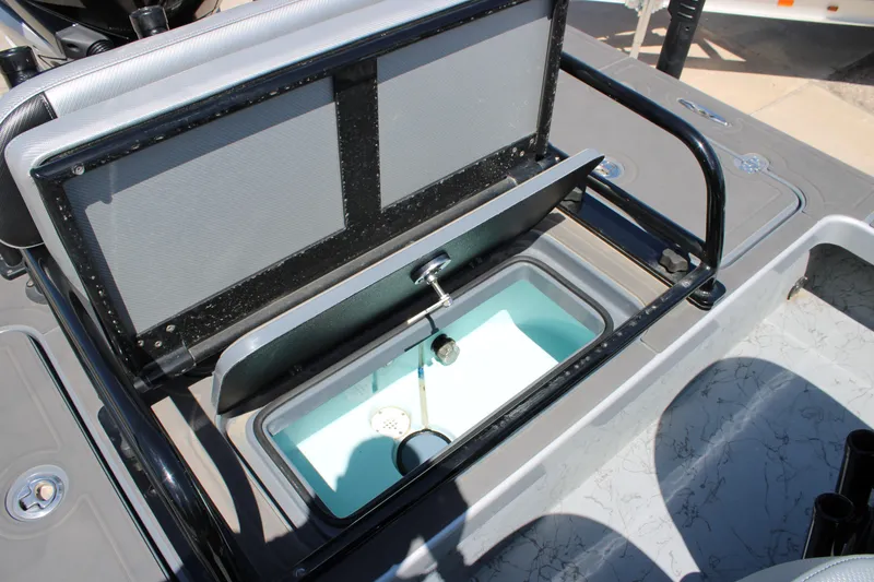 Slide: The Image of 2023 Mamba 24VX boat seats, black and silver, showcasing modern design and comfort. - 3