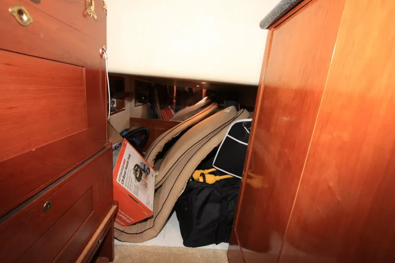 Slide: The Image of Storage area in 2001 Carver 506 Motor Yacht. - 29