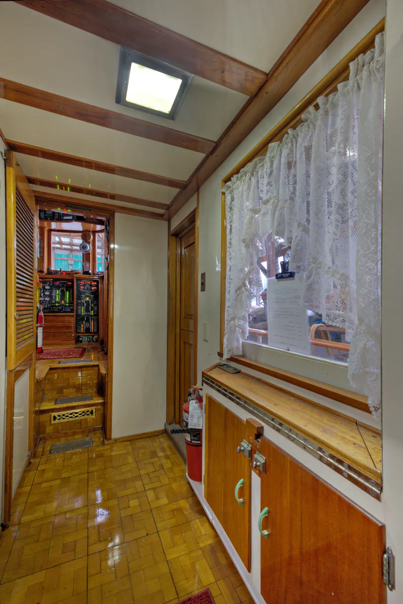 Slide: The Image of Custom HOFFAR-BEECHING Fantail Yacht BRING ALL OFFERS 1929 - 51