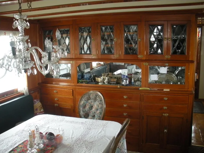 Slide: The Image of Custom HOFFAR-BEECHING Fantail Yacht BRING ALL OFFERS 1929 - 52