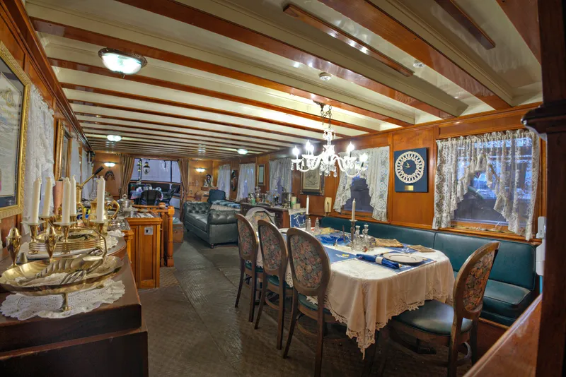 Slide: The Image of Custom HOFFAR-BEECHING Fantail Yacht BRING ALL OFFERS 1929 - 53