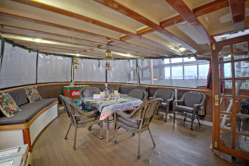 Slide: The Image of Custom HOFFAR-BEECHING Fantail Yacht BRING ALL OFFERS 1929 - 60