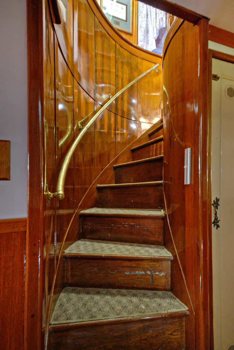 Slide: The Image of Custom HOFFAR-BEECHING Fantail Yacht BRING ALL OFFERS 1929 - 61