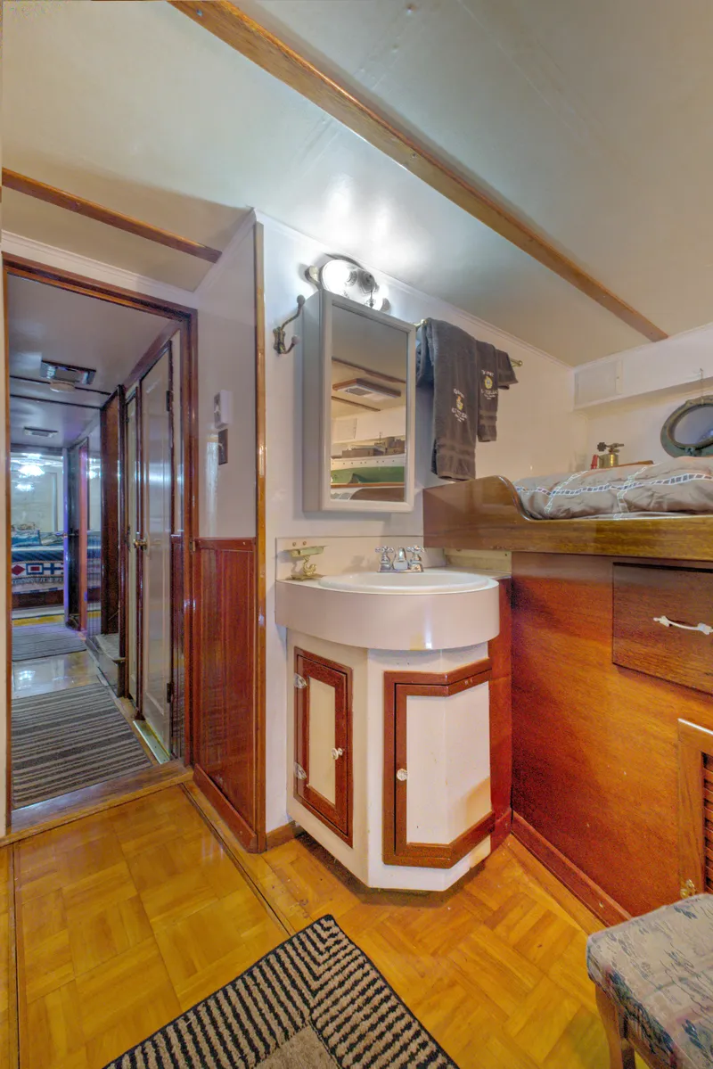 Slide: The Image of Custom HOFFAR-BEECHING Fantail Yacht BRING ALL OFFERS 1929 - 63