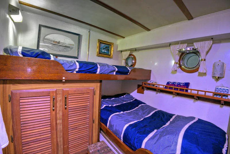 Slide: The Image of Custom HOFFAR-BEECHING Fantail Yacht BRING ALL OFFERS 1929 - 69