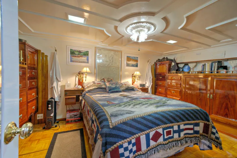 Slide: The Image of Custom HOFFAR-BEECHING Fantail Yacht BRING ALL OFFERS 1929 - 71