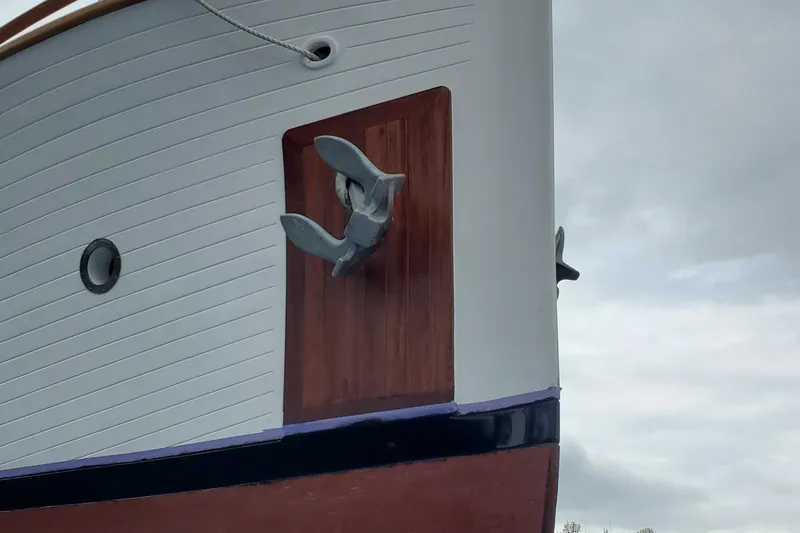 Slide: The Image of Custom HOFFAR-BEECHING Fantail Yacht BRING ALL OFFERS 1929 - 78