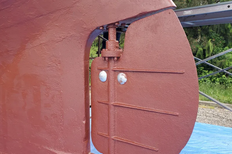 Slide: The Image of Custom HOFFAR-BEECHING Fantail Yacht BRING ALL OFFERS 1929 - 80