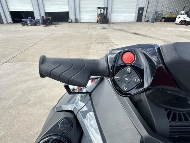 Slide: The Image of Close-up of Sea-Doo GTX 2026 handlebar and controls. - 13