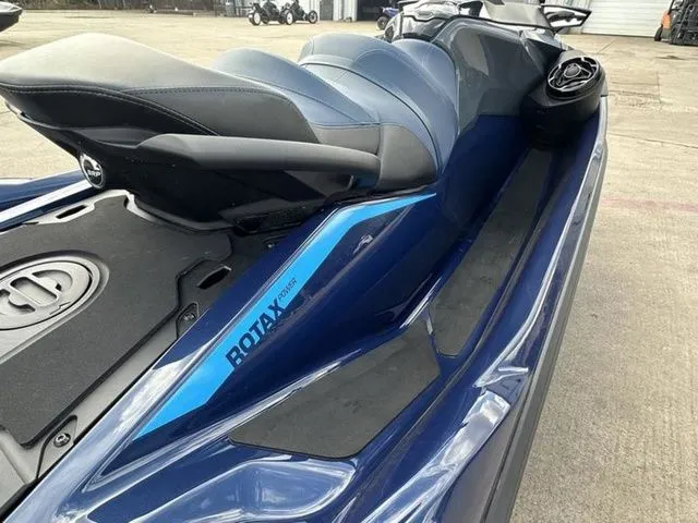 Slide: The Image of 2026 Sea-Doo GTX jet ski with Rotax engine, blue seating. - 16