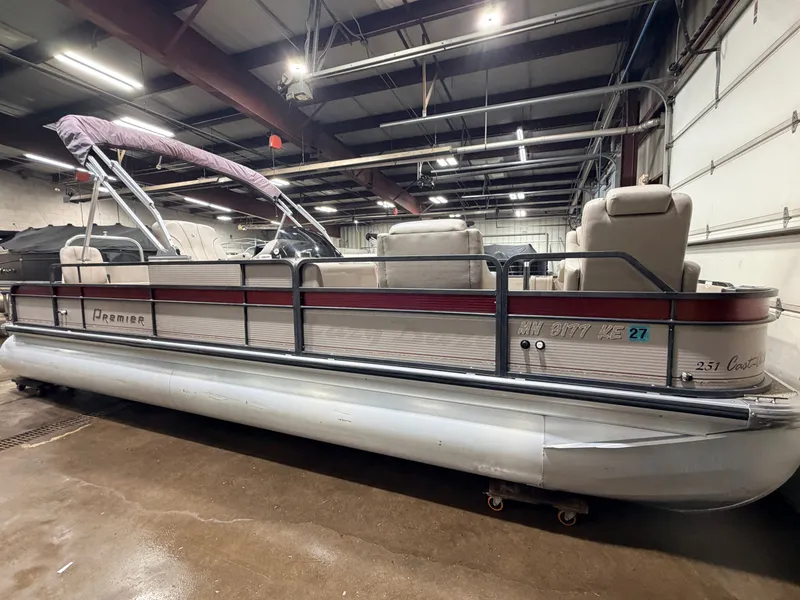 Slide: The Image of Premier 251 Cast-a-Way Fish & Cruise Pontoon & 115HP Mercury 4Stroke - $19,995 2007 - 70