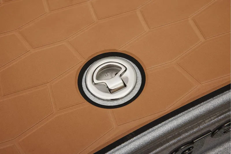 Slide: The Image of Manufacturer Provided Image: Close-up of Ranger Z520R Ultra 2026 boat deck latch. - 33