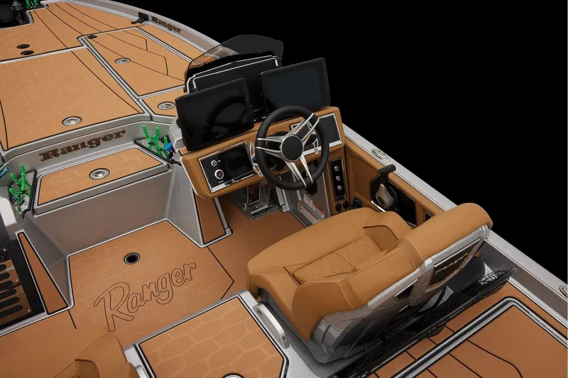 Slide: The Image of Manufacturer Provided Image: Interior of 2026 Ranger Z520R Ultra with modern cockpit design. - 37