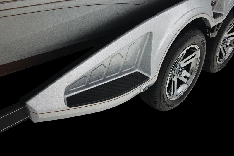 Slide: The Image of Manufacturer Provided Image: 2026 Ranger Z520R Ultra trailer with sleek design and chrome wheels. - 71