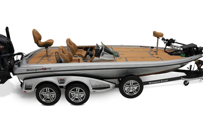 Slide: The Image of Manufacturer Provided Image: 2026 Ranger Z520R Ultra boat with sleek design and modern features on trailer. - 9