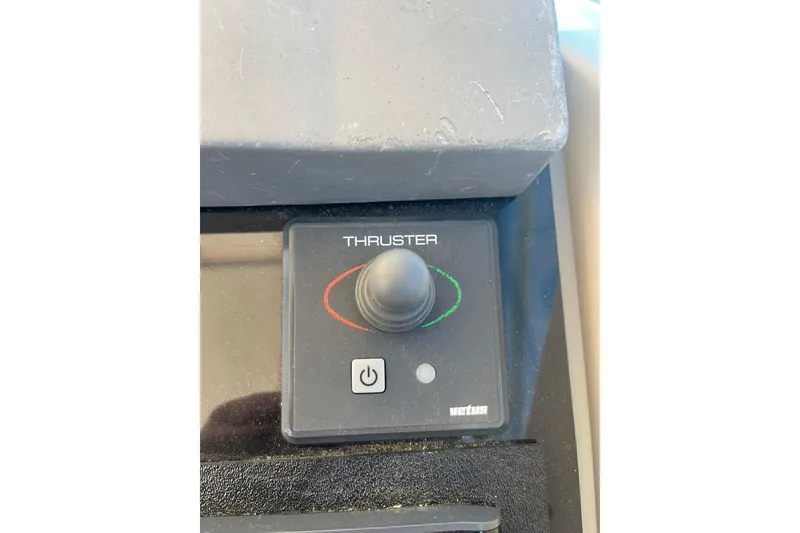 Slide: The Image of Joystick control panel for thruster on 1996 Tiara Yachts 3500 Express. - 44