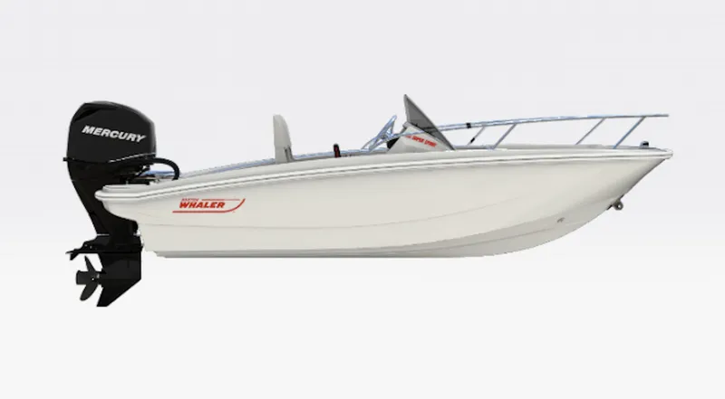 Slide: The Image of 2026 Boston Whaler 130 Super Sport with Mercury engine. - 12
