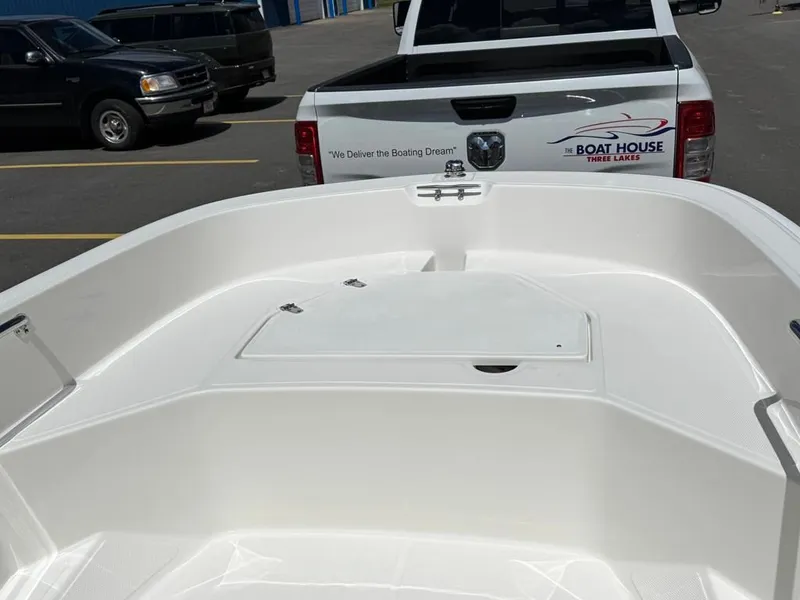 Slide: The Image of Boston Whaler 160 Super Sport 2026 boat parked at marina. - 8