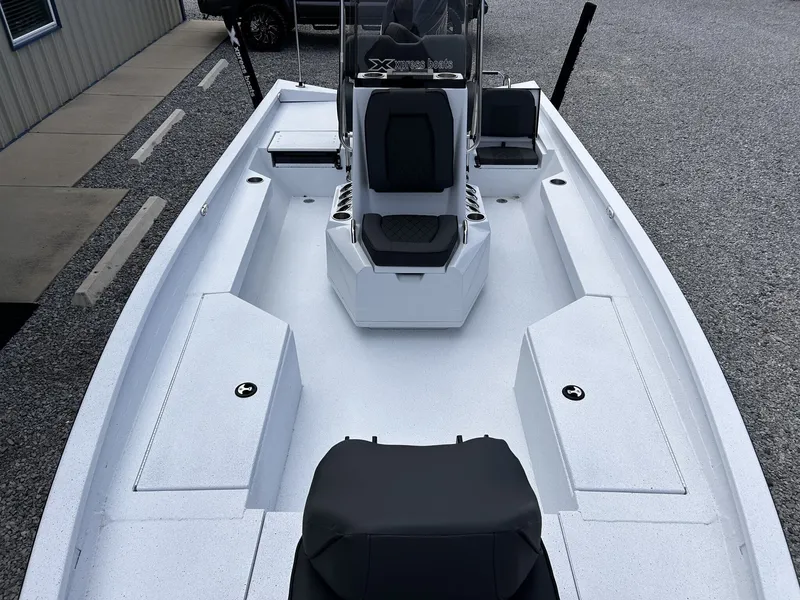 Slide: The Image of Interior view of the 2026 Xpress H22B Bay boat. - 10
