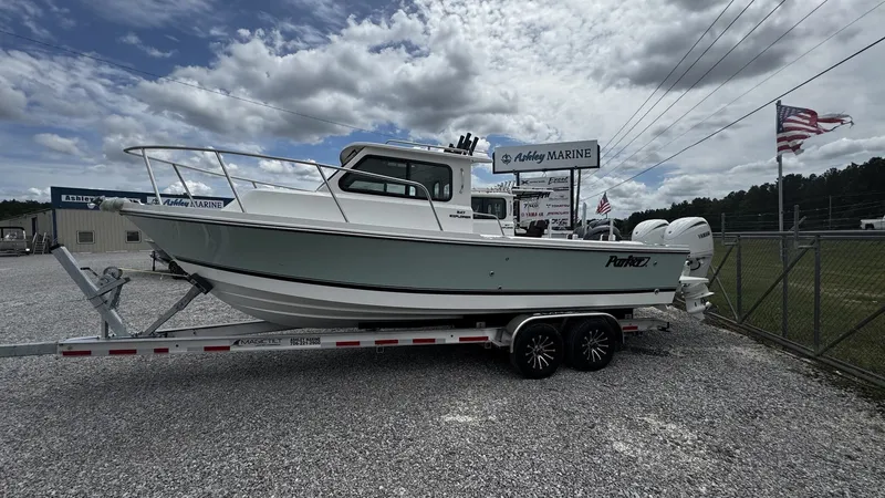 Slide: The Image of Parker Marine 247 Explorer TWIN 150S AND AIR COND. 2026 - 1