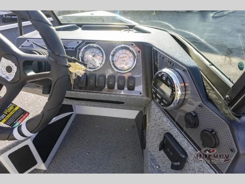 Slide: The Image of Dashboard of Adventure 1775 Sport boat, model year 2026. - 10