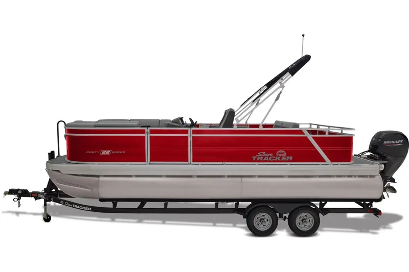 Slide: The Image of Sun Tracker Party Barge 22 RF DLX 2026 - 15