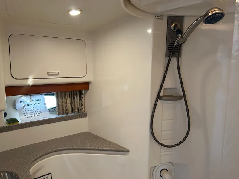 Slide: The Image of Interior of a 2001 Formula 41 Performance Cruiser shower. - 47