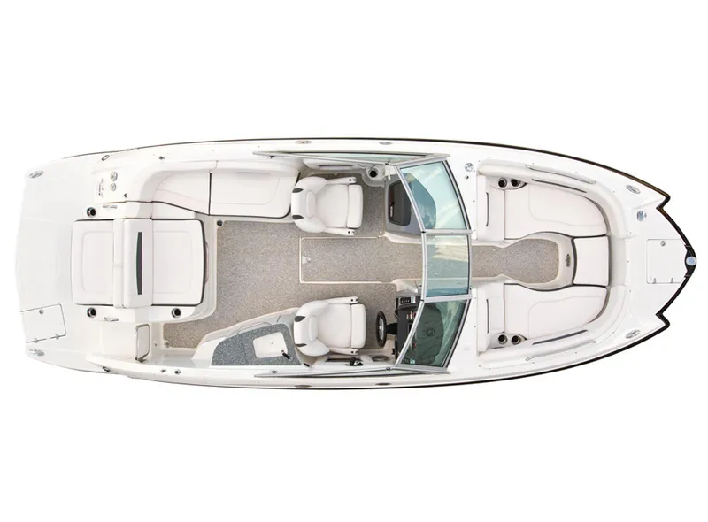 Slide: The Image of Manufacturer Provided Image: Top view of 2013 Chaparral 244 Sunesta boat interior layout. - 14