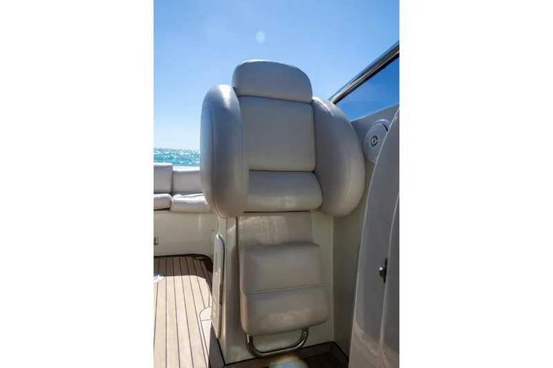 Slide: The Image of Luxury seating on 2012 Hunton XRS 37 boat with ocean view. - 9