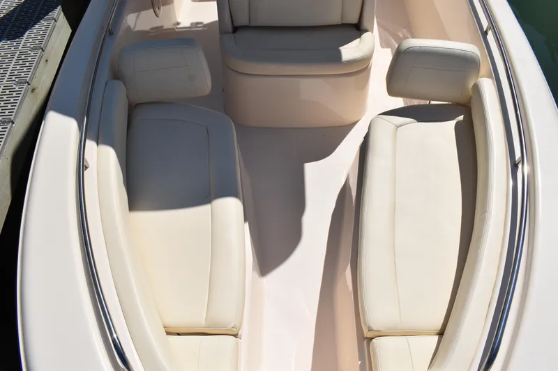 Slide: The Image of Dashboard of a 2017 Grady-White Fisherman 257 boat with navigation instruments. - 24