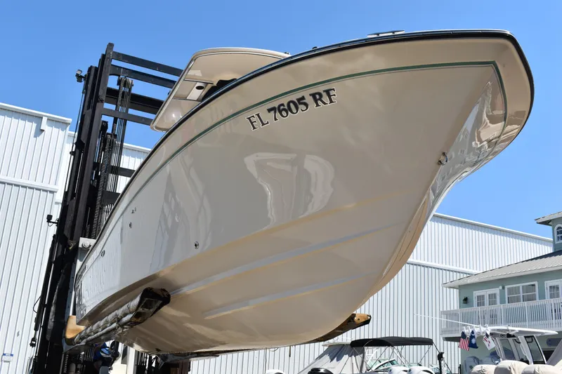 Slide: The Image of Open storage compartment on 2017 Grady-White Fisherman 257 boat. - 36