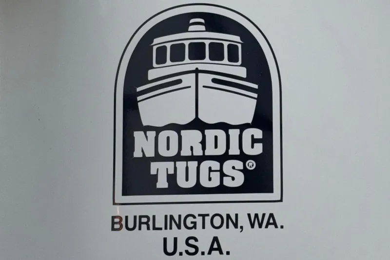 Slide: The Image of Nordic Tugs logo with Burlington, WA, USA text, 2007 Nordic Tug 32 model. - 27