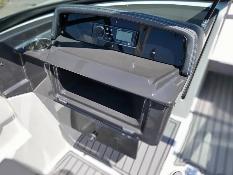 Slide: The Image of Dashboard of 2019 Monterey M-205 boat. - 19